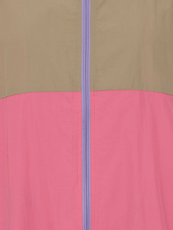 The Jogg Concept Bézs és rózsaszínű női könnyű zerge dzseki The Jogg Concept