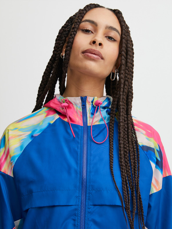 The Jogg Concept Kék női mintás kabát The Jogg Concept