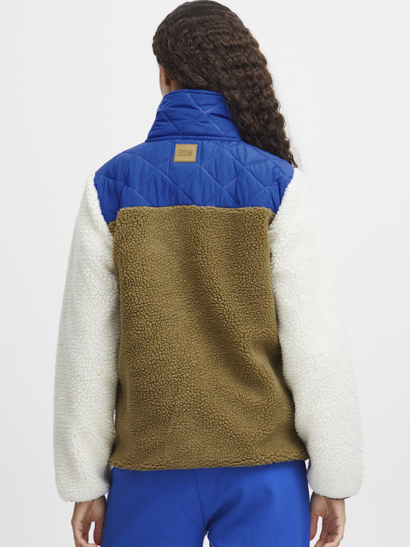 The Jogg Concept Krémszínű és kék női kabát The Jogg Concept