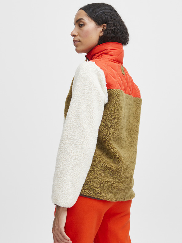 The Jogg Concept Krém és piros női kabát The Jogg Concept