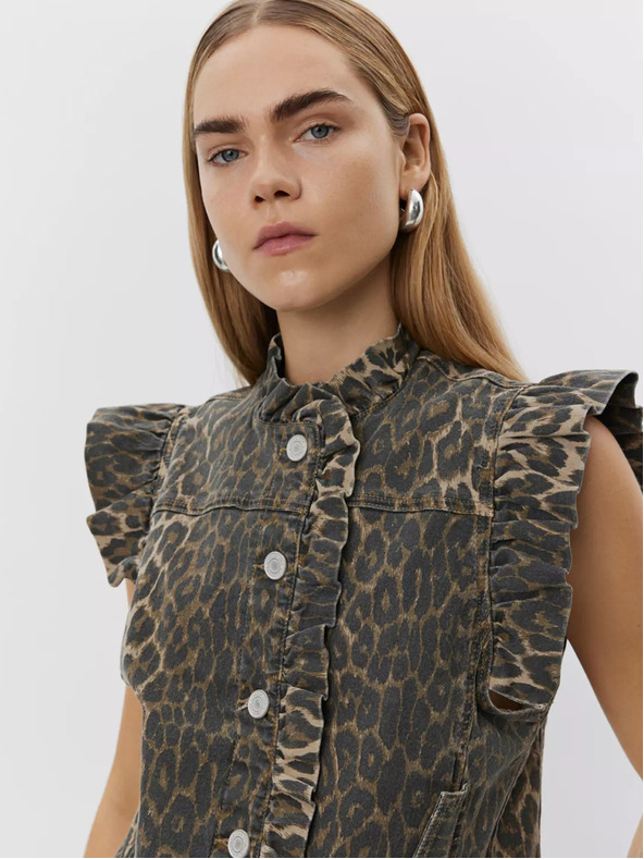 Sofie Schnoor Barna női mintás mellény Sofie Schnoor