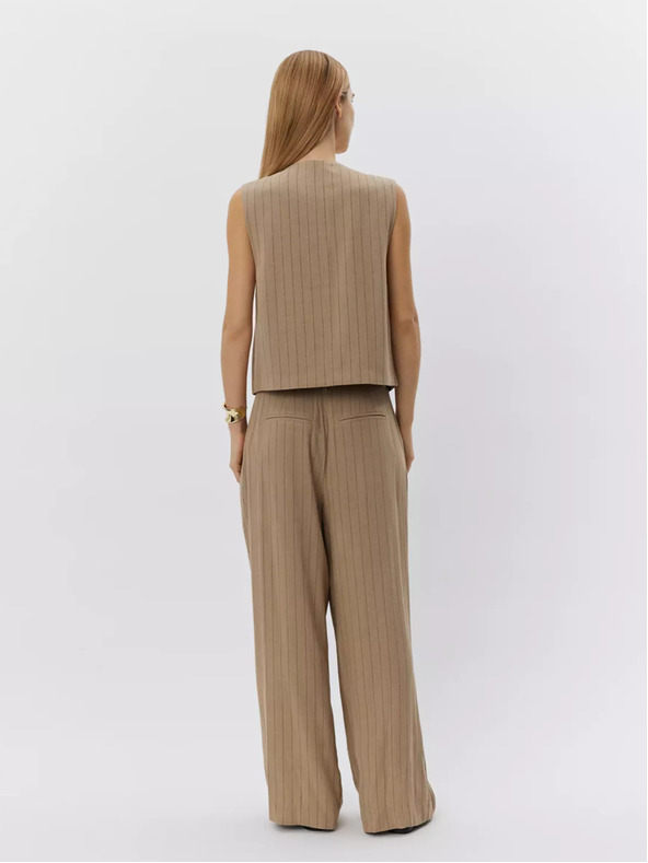 Sofie Schnoor Barna női csíkos mellény Sofie Schnoor