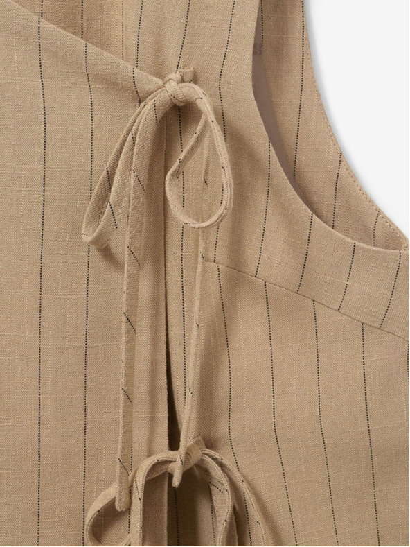 Sofie Schnoor Barna női csíkos mellény Sofie Schnoor