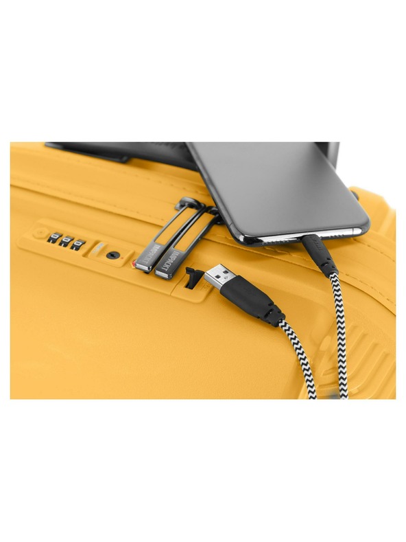 IMPACKT IMPACKT IP1 S utazóbőrönd Naplemente sárga