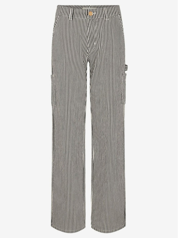 Sofie Schnoor Fehér-fekete női csíkos buggyos nadrág Sofie Schnoor