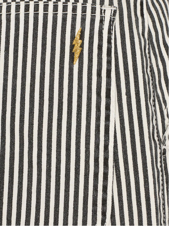 Sofie Schnoor Fehér-fekete női csíkos buggyos nadrág Sofie Schnoor