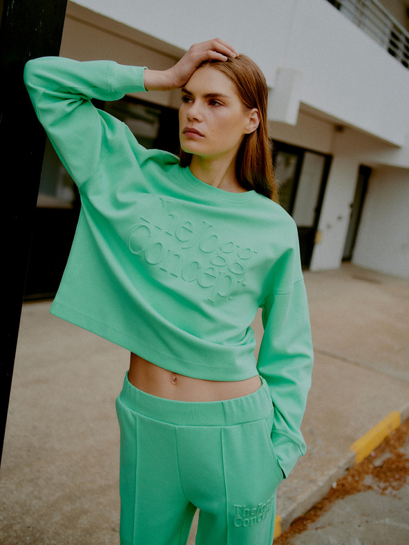 The Jogg Concept Világoszöld női melegítőnadrág The Jogg Concept