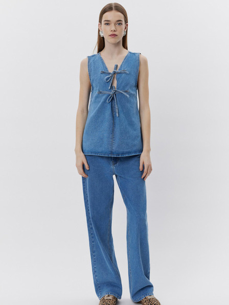 Sofie Schnoor Kék Női farmer top Sofie Schnoor