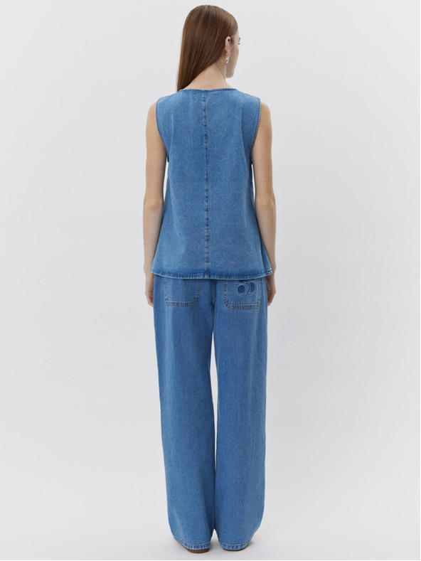 Sofie Schnoor Kék Női farmer top Sofie Schnoor