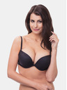 Wonderbra Fekete női push up melltartó Wonderbra FULL EFFECT PLAIN BRA