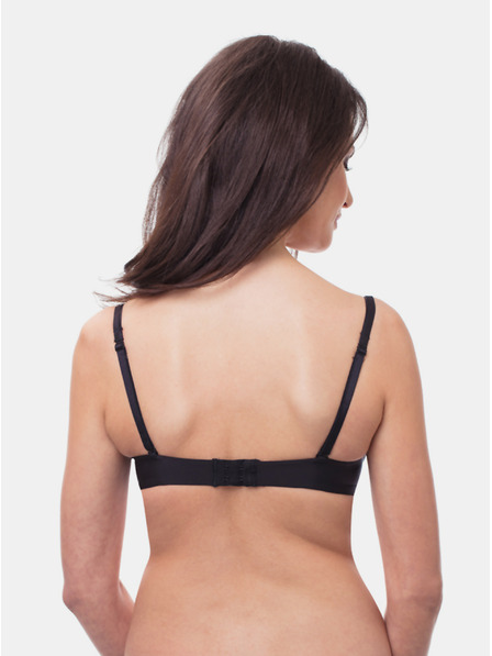 Wonderbra Fekete női push up melltartó Wonderbra FULL EFFECT PLAIN BRA