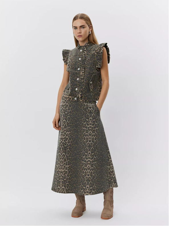 Sofie Schnoor Barna női mintás szoknya Sofie Schnoor