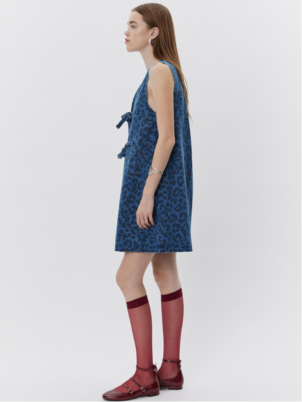 Sofie Schnoor Kék Női farmer mintás ruha Sofie Schnoor