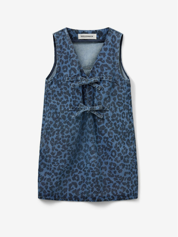 Sofie Schnoor Kék Női farmer mintás ruha Sofie Schnoor