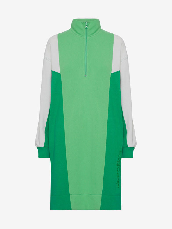 The Jogg Concept Zöld női pulóveres ruha The Jogg Concept