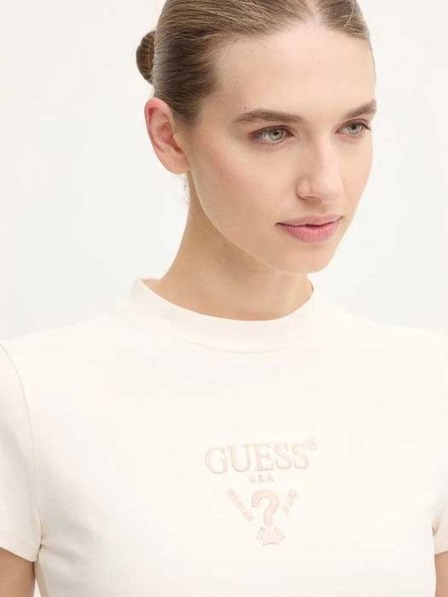 Guess Jeans Fehér Guess farmernadrág Colette crop póló