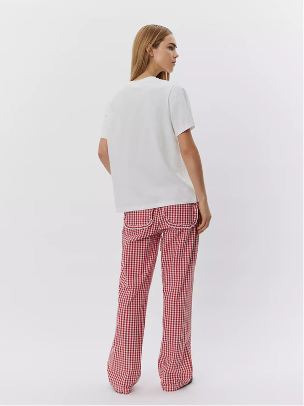 Sofie Schnoor Fehér női póló Sofie Schnoor