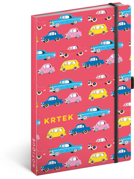 NOTIQUE NOTIQUE Notes Vakondok autók, bélelt, 13 x 21 cm BAAGL