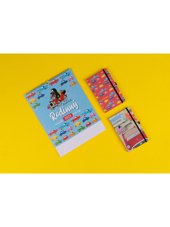 NOTIQUE NOTIQUE Notes Vakondok autók, bélelt, 13 x 21 cm BAAGL