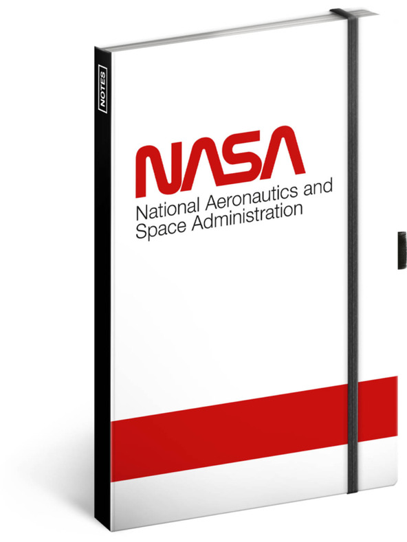 NOTIQUE NOTIQUE Notes NASA Féreg, bélelt, 13 x 21 cm