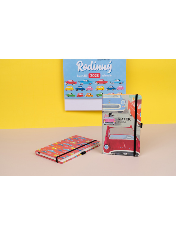 NOTIQUE NOTIQUE Notes Vakond és autó, bélelt, 13 x 21 cm BAAGL