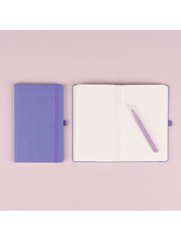 NOTIQUE NOTIQUE Jegyzetek Lila, bélelt, 13 x 21 cm