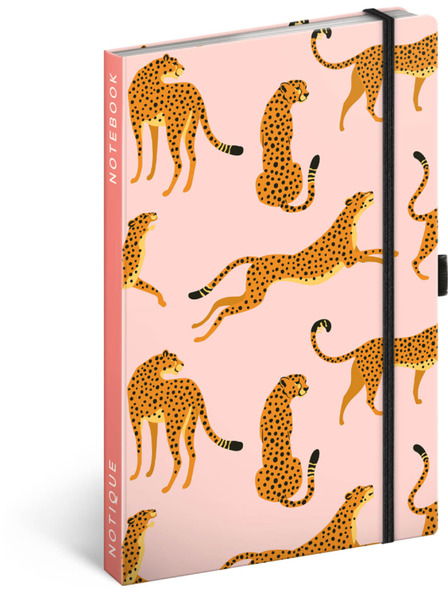 NOTIQUE NOTIQUE Notes Leopárdok, bélelt, 13 x 21 cm BAAGL