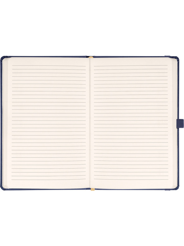 NOTIQUE NOTIQUE Notes Balacron, sötétkék, bélelt, 15 x 21 cm