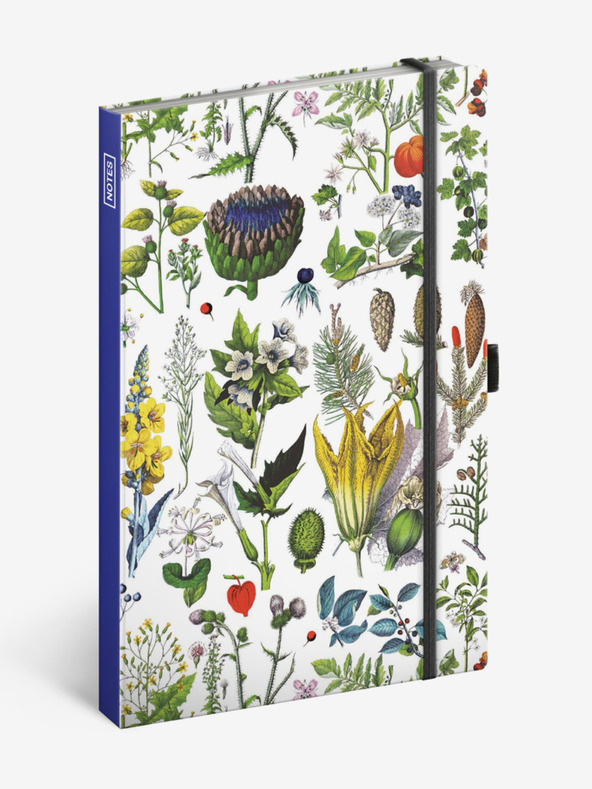 NOTIQUE NOTIQUE Jegyzetfüzet Katerina Winter gyógynövényei, pöttyözött, 13 x 21 cm