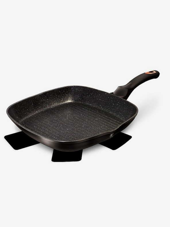 Berlingerhaus Grill serpenyő márvány felülettel BERLINGERHAUS Black Rose Collection (28 cm)