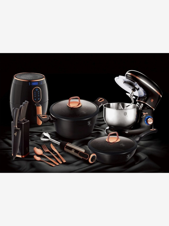 Berlingerhaus Grill serpenyő márvány felülettel BERLINGERHAUS Black Rose Collection (28 cm)