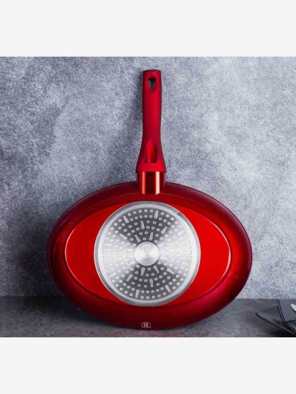 Berlingerhaus Halászsütőedény tapadásmentes felülettel 35 cm Burgundy Edition BERLINGERHAUS