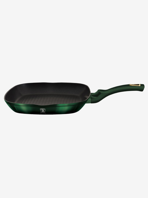 Berlingerhaus Titán felületű grillserpenyő 28 cm Emerald Collection BERLINGERHAUS