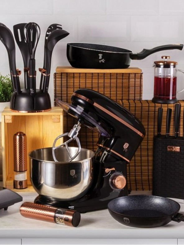 Berlingerhaus Serpenyő márványozott felülettel 20 cm Fekete Rózsa kollekció BERLINGERHAUS