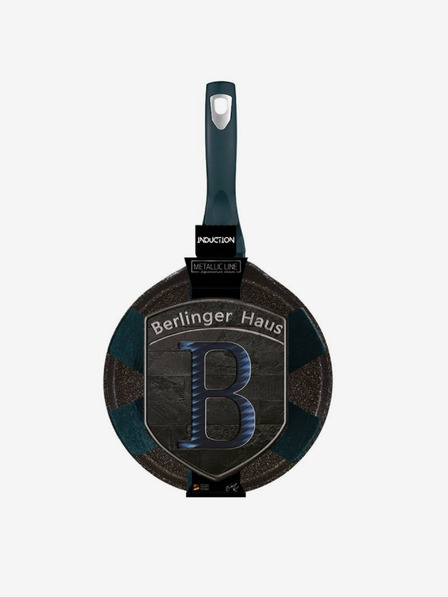 Berlingerhaus Palacsintasütő serpenyő márványozott felülettel 28 cm BERLINGERHAUS Metallic Line Aquamarine Edition