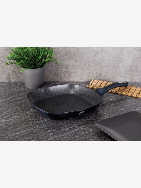 Berlingerhaus Márvány felületű grillserpenyő 28 cm BERLINGERHAUS Metallic Line Aquamarine Edition 28 cm BERLINGERHAUS Metallic Line Aquamarine Edition