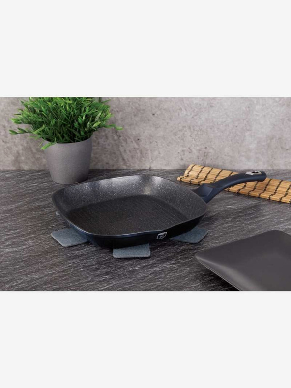 Berlingerhaus Márvány felületű grillserpenyő 28 cm BERLINGERHAUS Metallic Line Aquamarine Edition 28 cm BERLINGERHAUS Metallic Line Aquamarine Edition