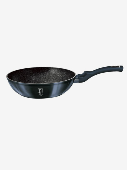 Berlingerhaus Wok serpenyő márvány felülettel 30 cm BERLINGERHAUS Metallic Line Aquamarine Edition