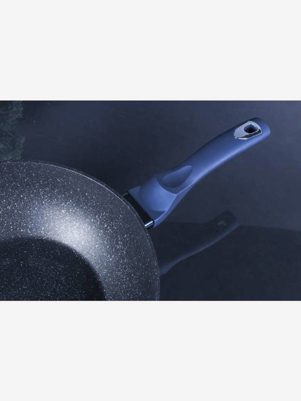 Berlingerhaus Wok serpenyő márvány felülettel 30 cm BERLINGERHAUS Metallic Line Aquamarine Edition