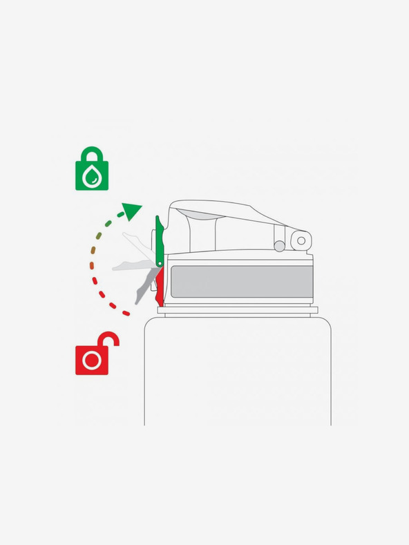 ION8 Fekete mintás palack Ion8 Leak Proof Spaceships (500 ml)