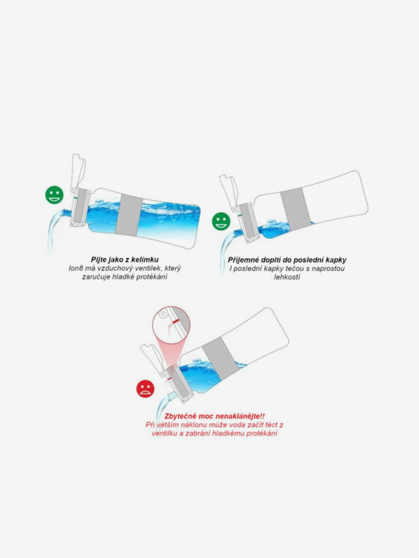 ION8 Sárga és kék Ion8 One Touch Kids békás tavacska palack (400 ml)