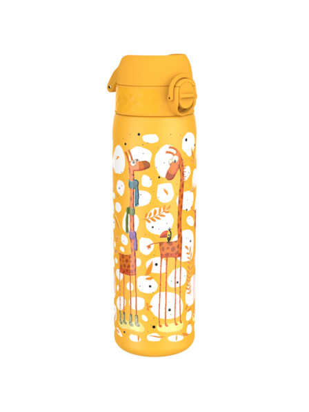 ION8 Ion8 Leak Proof Rozsdamentes palack Zsiráfok 600 ml