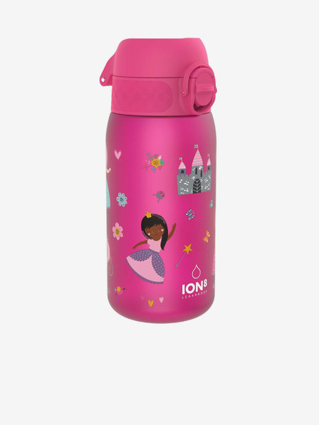 ION8 Rózsaszín mintás Ion8 Leak Proof Hercegnő lány palack 350 ml