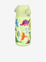 ION8 Világoszöld mintás rozsdamentes Ion8 Leak Proof Dinoszauruszok palack (400 ml)