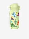 ION8 Világoszöld mintás rozsdamentes Ion8 Leak Proof Dinoszauruszok palack (400 ml)