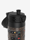 ION8 Fekete mintás rozsdamentes Ion8 Leak Proof Gamer palack (600 ml)