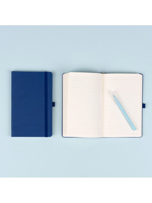 NOTIQUE NOTIQUE Notes Sötétkék, bélelt, 13 x 21 cm