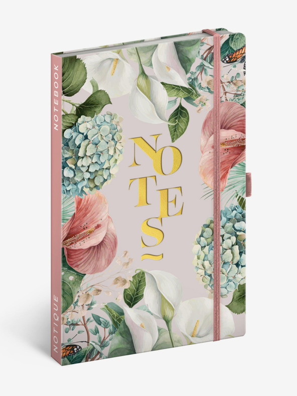 NOTIQUE NOTIQUE Notes Liliom, bélelt, 13 x 21 cm