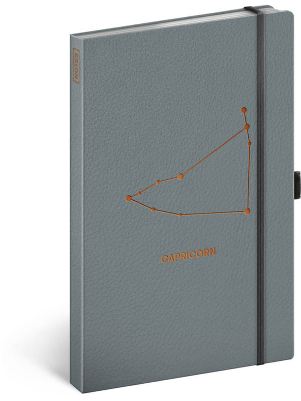 NOTIQUE NOTIQUE Notes Állatövi jegyzetek Bak, bélelt, 13 x 21 cm