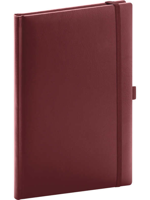 NOTIQUE NOTIQUE Notes Balacron, bordó, pöttyös, 15 x 21 cm